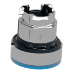 Tête bouton-poussoir lumineux bleu Ø22 ZB4BH063 – Image 5