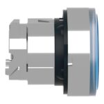 Tête bouton-poussoir lumineux bleu Ø22 ZB4BH063 – Image 6