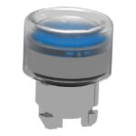 Tête de bouton-poussoir lumineux bleu Ø22 ZB4BW563 – Image 3