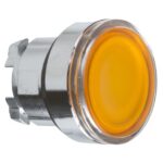 Tête bouton-poussoir lumineux jaune Ø22 mm ZB4BW35 – Image 3