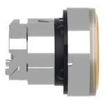 Tête bouton-poussoir lumineux jaune Ø22 mm ZB4BW35 – Image 8