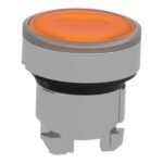 Tête bouton-poussoir lumineux encastré Ø22 orange ZB4BW353 – Image 3