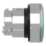 Tête bouton-poussoir lumineux vert Ø22 mm ZB4BW333 – Image 6