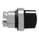 Tête de bouton tournant noir 2 positions Ø22 mm ZB4BD4 – Image 5
