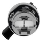 Tête bouton tournant 2 positions noir Ø22 ZB4BJ2 – Image 8