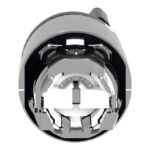 Tête bouton tournant à serrure 2 positions Ø22 noir ZB4BG6 – Image 7