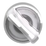 Tête bouton tournant lumineux 2 positions blanc Ø22 – Image 4