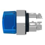 Tête de sélecteur lumineuse 2 positions Ø22 bleu ZB4BK1263 – Image 4