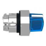 Tête de sélecteur lumineuse 2 positions Ø22 bleu ZB4BK1263 – Image 6