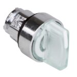 Tête de sélecteur lumineuse 3 positions Ø22 blanc ZB4BK1313 – Image 7