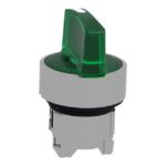 Tête bouton tournant lumineux 3 positions vert Ø22 ZB4BK1533 – Image 3