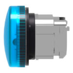 Tête de voyant bleu lisse Ø22 pour ampoule BA9S ZB4BV06 – Image 5