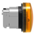 Tête de voyant ronde jaune lisse Ø22, vue complémentaire 4
