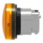 Tête de voyant ronde jaune lisse Ø22, vue complémentaire 6