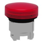Tête de voyant rouge lisse rond Ø22 pour LED ZB4BV043 – Image 3