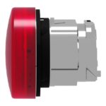 Tête de voyant rouge lisse rond Ø22 pour LED ZB4BV043 – Image 4