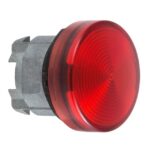 Tête de voyant rouge lisse Ø22 BA9s rond ZB4BV04 – Image 3