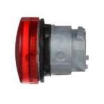 Tête de voyant rouge lisse Ø22 BA9s rond ZB4BV04 – Image 6