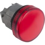 Tête de voyant rouge lisse Ø22 BA9s rond ZB4BV04 – Image 8