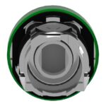 Tête de voyant ronde verte lisse Ø22 pour LED, configuration visible, vue complémentaire 8