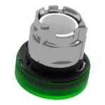 Tête voyant lumineux verte Ø22 BA9s lisse, configuration visible, vue complémentaire 4