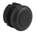 Tête ronde pour bouton-poussoir noir capuchonné, configuration visible, vue complémentaire 1