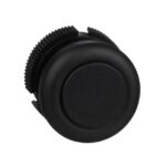 Tête ronde pour bouton-poussoir noir capuchonné, configuration visible, vue complémentaire 2