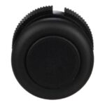 Tête ronde pour bouton-poussoir noir capuchonné, configuration visible, vue complémentaire 3