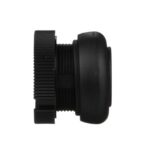 Tête ronde pour bouton-poussoir noir capuchonné, configuration visible, vue complémentaire 5