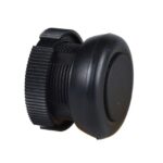 Tête ronde pour bouton-poussoir noir capuchonné, configuration visible, vue complémentaire 7
