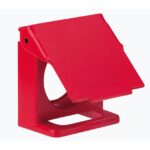 Volet cadenassable rouge pour bouton Ø22 mm ZB4BZ64 – Image 3