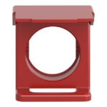 Volet cadenassable rouge pour bouton Ø22 mm ZB4BZ64 – Image 5