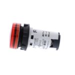 Voyant lumineux LED rouge 230 V AC IP65, configuration visible, vue complémentaire 3