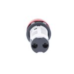 Voyant LED rouge 24V AC/DC IP65 monobloc, configuration visible, vue complémentaire 3