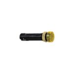 Voyant lumineux LED jaune 12 mm 24 V à bornes, configuration visible, vue complémentaire 1
