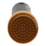 Voyant lumineux LED jaune 12 mm 24 V à bornes, configuration visible, vue complémentaire 3