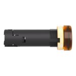 Voyant lumineux LED jaune 12 mm 24 V à bornes, configuration visible, vue complémentaire 4
