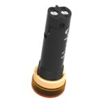 Voyant lumineux LED jaune 12 mm 24 V à bornes, configuration visible, vue complémentaire 7