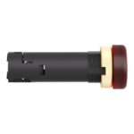 Voyant lumineux rond rouge Ø12 24V DEL IP40, configuration visible, vue complémentaire 5