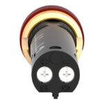 Voyant lumineux rond rouge Ø12 24V DEL IP40, configuration visible, vue complémentaire 6