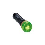 Voyant lumineux rond vert 12 mm LED 24V, configuration visible, vue complémentaire 2