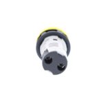 Voyant lumineux rond jaune 22 mm 230 V LED, configuration visible, vue complémentaire 1