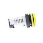 Voyant lumineux rond jaune 22 mm 230 V LED, configuration visible, vue complémentaire 4