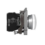 Voyant lumineux rond blanc 22 mm LED 24 V XB4BVB1 – Image 3