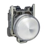 Voyant lumineux rond blanc 22 mm LED 24 V XB4BVB1 – Image 8