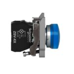 Voyant lumineux rond bleu 22 mm LED 24V XB4BVB6 – Image 5