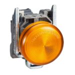 Voyant lumineux rond orange 22 mm LED 240 V XB4BVM5 – Image 4