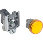 Voyant lumineux rond orange 22 mm 24 V LED XB4BVB5 – Image 4