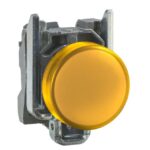 Voyant lumineux rond orange 22 mm 24 V LED XB4BVB5 – Image 5