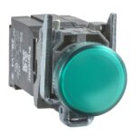 Voyant lumineux rond vert Ø22 IP65 240V DEL XB4BVM3 – Image 2